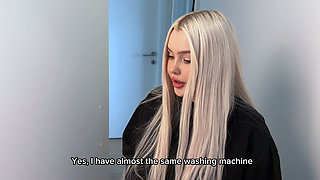 The Neighbor Got Stuck in the Washing Machine and I Fucked Her