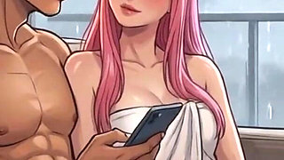 Fucking My Girlfriend's Cousin in Her Face - 2D Animation