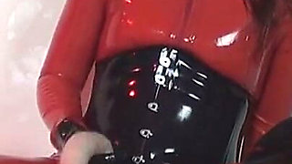 Mistress Sophia in Red Latex Uses You
