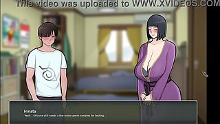 Stepmother Hinata Stroking me off - Konoha Cougars part 25