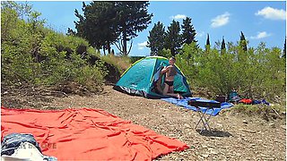 Katty West - Two Males Met A Couple And Fucked His Girlfriend Right On A Public Beach