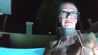 Underwater Night Swim