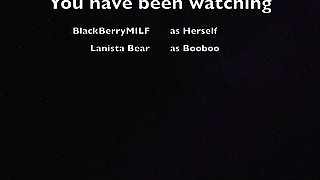Part 3:- Black Berry Milf keeps and eye Booboo while Domina is in Wales. Spitting on him etc