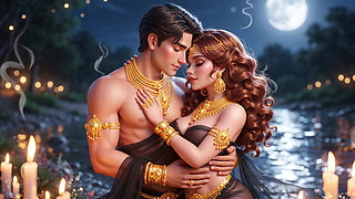 Desi Couple Ki Full Body Romance - Gold Jewelry Wali Bhabhi Aur Muscular Husband Ka Hot Bedroom Passion