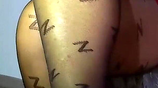 Shoe Dangling in Pantyhose.