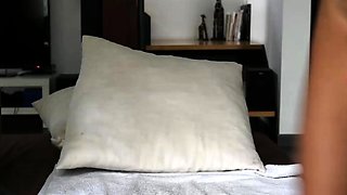 Blonde tight pussy babe solo toy fun in glamour masturbation