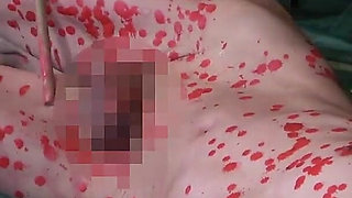 Dick Cane and Dick Hot Wax, Mistress Is Obsessed with Dripping Wax on Masochist's Dick and Hitting Dick with a Cane