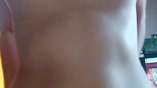 Double penetration with my roommate while my boyfriend was away, I imagined it was the two of them