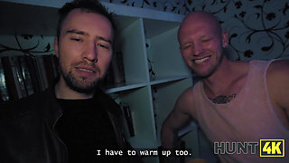 HUNT4K. Deep throat when her boyfriend is next door