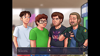 Summertime saga: the nurse gave me a handjob.