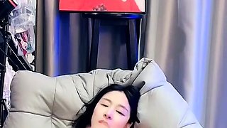 Japanese teen getting toyed and extremely tickled