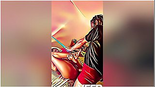 Minah Khali In Japan Hentai Style Star Wars Parody The Lightsaber Jedi Sex