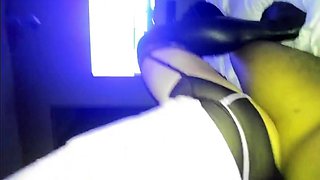 Big-Cock Asian TS Rides Interracial Amateur