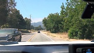 Gorgeous bikini blonde outdoor quickie
