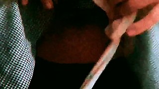 Big boob brunette masturbates on webcam