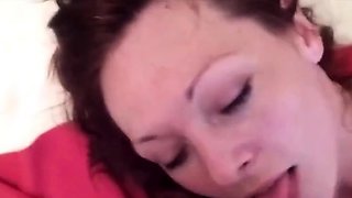 Amateur Russian Girl Facialed at Home