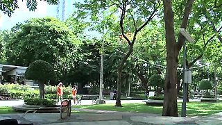 Tiny Thai teen picked up in a Tuk Tuk and fucked hard after