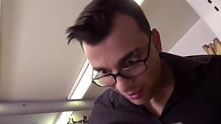 Strict Lady Fucks Teen Dude