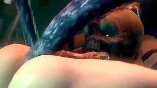 Hardcore manga porn featuring three-dimensional Jill Valentine from Resident Evil