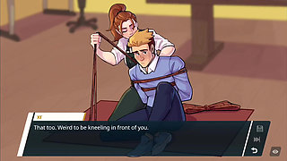 Violating academic rules and bondage sessions- academy 34 gameplay