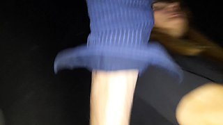 Gloryhole Passion Ignites with Brunette Amateur Girlfriend Bliss