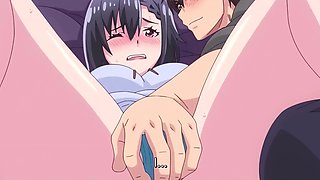 Hot hentai: hot girl with big boobs seduces her masseur and gets her pussy teased with his hands