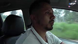 Flirtatious preggo hot video