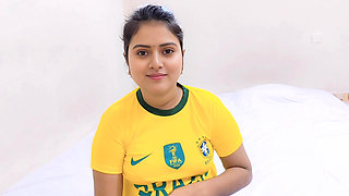 Step Brother Fucking His Beautiful Step Sister While Betting on a Football Game.(full Bangla Audio)