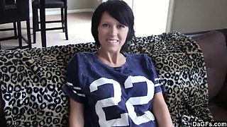 BIG TITS MASTURBATION BY SKINNY BRUNETTE
