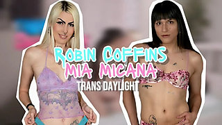 Robin Coffins Fucks Mia Macana Hardcore - Goth BDSM Blowjob & Pussy Eating in HD
