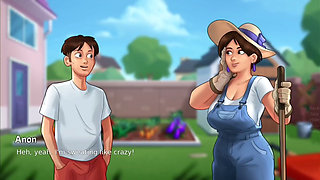 Monster Cock Anon and Big Boobs Diane Gets Each Other Wet Outdoor - Summertime Saga Gameplay