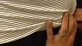 Blindfolded Maid Gets Piss Drenched and Ass Fingered Deep