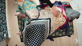 Sensual Scarf Ties Tease: Inanna Justice Binds & Teases Until Helpless