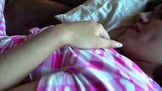 Gracie Gates Family Therapy Sick Day with Step Daughter