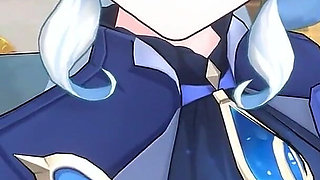 Genshin Impact - Furina X Aether Passionate Sex - 3D Hentai Animation