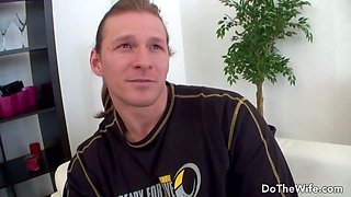 Hot Wife Kirschley Swoon Gets Pounded Before Giving a Nice Blowjob
