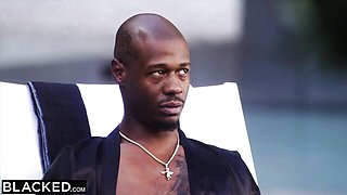 Interracial action with sultry Anton Harden and Kazumi from Blacked.Com
