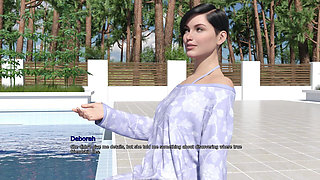 My Dorm 253: Daphne-scarlett Nude Pool Swim & Debbie-mark Talk