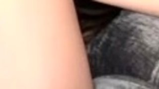Amateur brunette teen does toy anal on her webcam