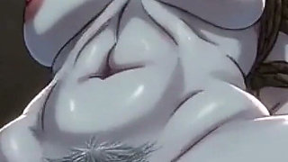 Horny 60yo Granny in Rope Bondage - Intense Orgasm While Tied up