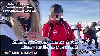 Maddy Keys - 2 French Sluts Have Sex With Snow Ski Teacher - 100% Real