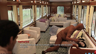Wife Sex With Her Father In Law Big Black Cock In Train Infront Of Cuckold Husband