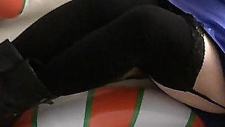 Big Beautiful Nurse Vicki Trys to Squash Her Candy Cane?