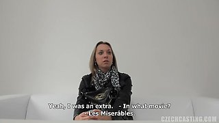 Heavenly Blonde Czech, Lucie, Pregnant Casting