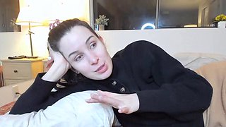 Curly Blonde Teen Records Solo Dildo Masturbation More at