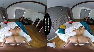 BRAZZERS VR - Angel Youngs Gargles Your Rock hard Lollipop After You Shoot Your Meaty Fountain On Her Face