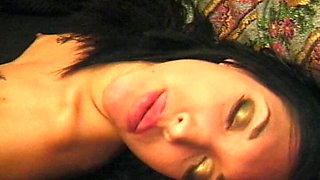 Brunette Babe's Ass Pounded Hard in Filthy Bathroom Frenzy