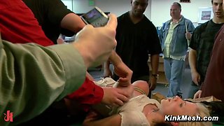 Haley Cummings Huge Breasts Public Nail