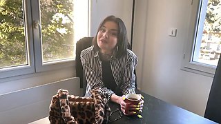 Cerise, 22 years old, masseuse in Paris! - Jacquie et Michel TV