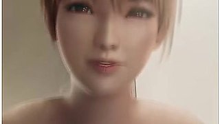 Car Toon - Dead Or Alive Kasumi Takes A Huge Dildo In Her Ass Before Getting Fucked